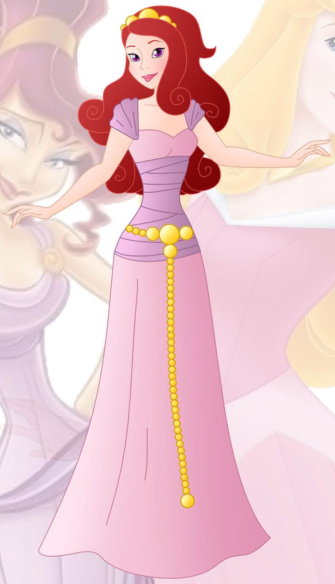 Marion (Purple Eyed Princess) Aurora and Megara Blank Meme Template