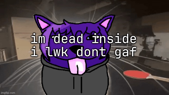 tge silly | im dead inside i lwk dont gaf | image tagged in tge silly | made w/ Imgflip meme maker