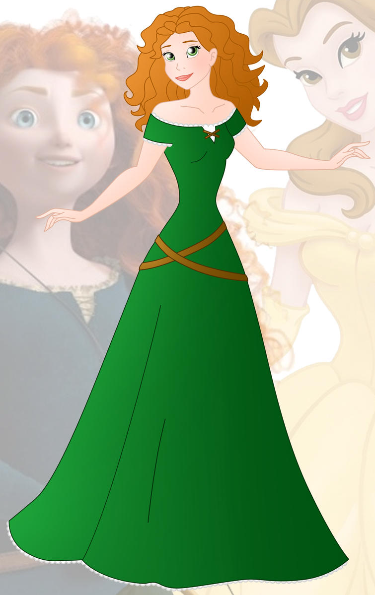 Princess Brenda (Merida and Belle) Blank Meme Template