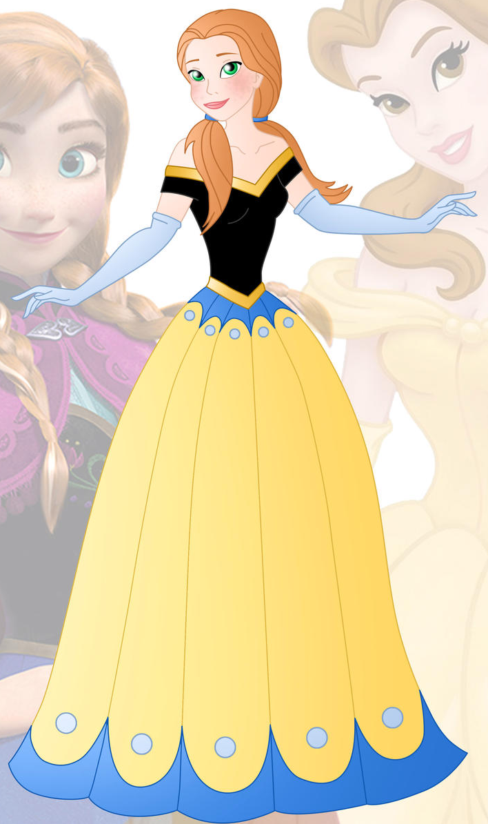 Princess Annabelle (Anna and Belle) Blank Meme Template