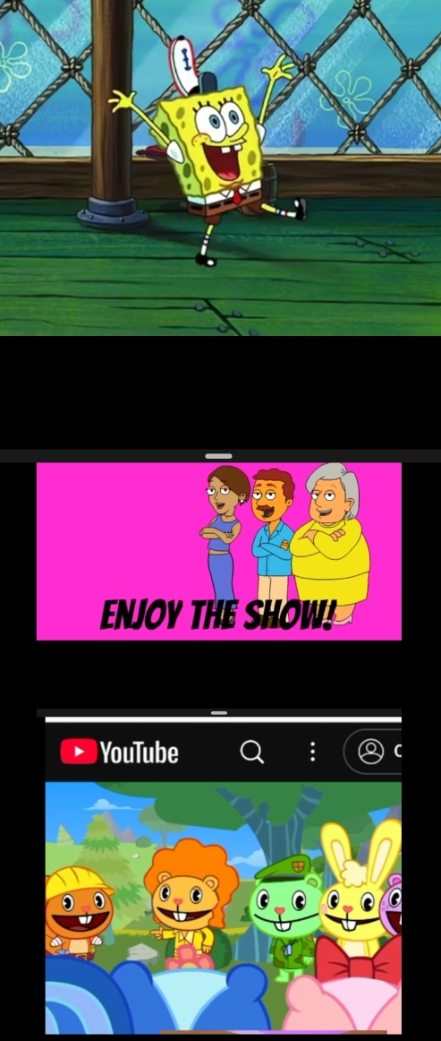 Happy characters 2 Blank Meme Template