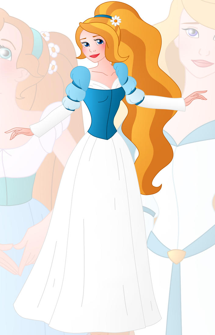 Princess Odelia (Thumbelina and Odette) Blank Meme Template