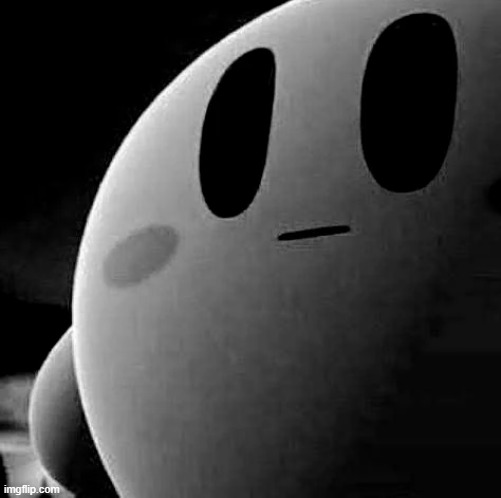 uncanny kirby | image tagged in uncanny kirby | made w/ Imgflip meme maker