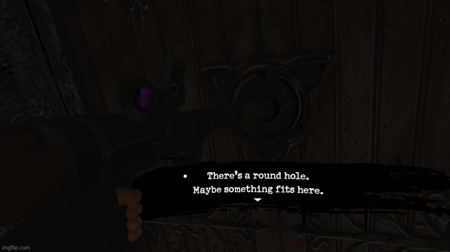 does this fit in the round hole | made w/ Imgflip meme maker