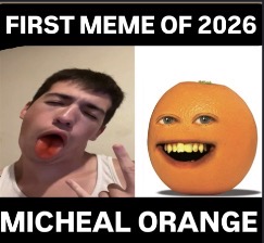 Michael orange Blank Meme Template