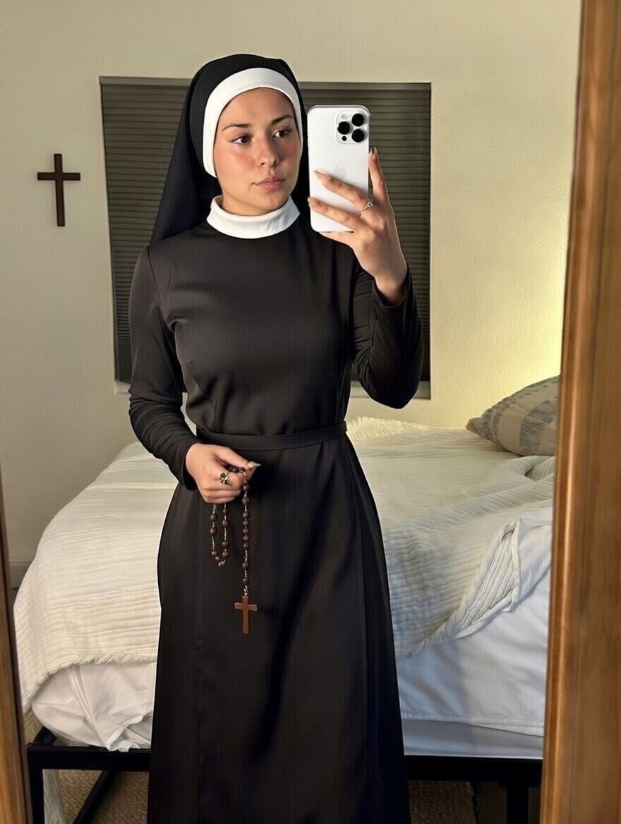 Confession Nun Blank Meme Template