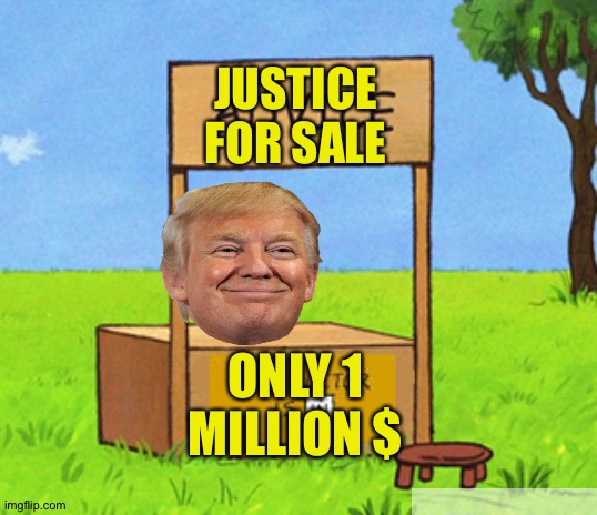 Lucy's Advice Booth | JUSTICE
FOR SALE ONLY 1
MILLION $ | image tagged in lucy's advice booth | made w/ Imgflip meme maker