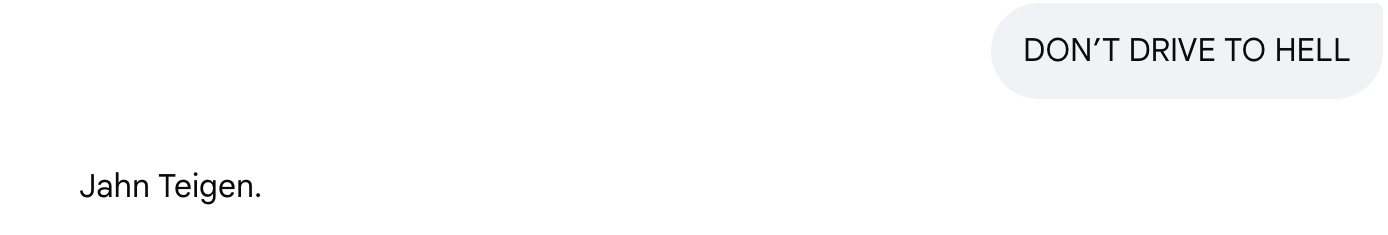 don’t drive to hell jt Blank Meme Template