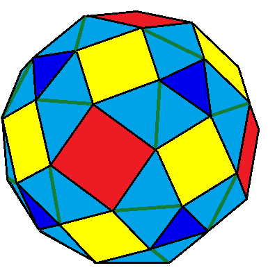 High Quality snub rhombicuboctahedron Blank Meme Template
