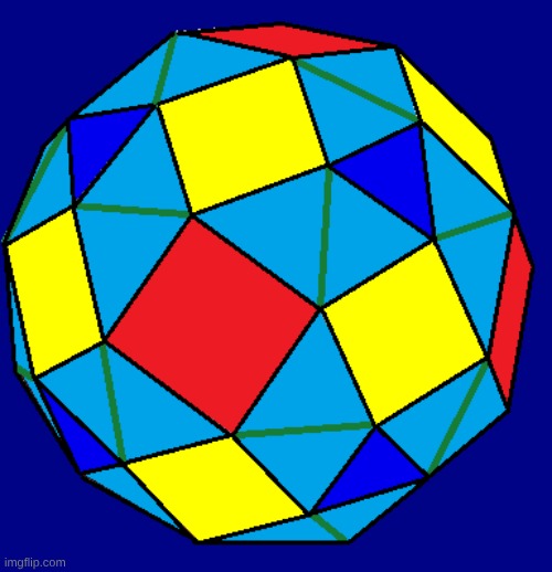 snub rhombicuboctahedron | image tagged in snub rhombicuboctahedron | made w/ Imgflip meme maker