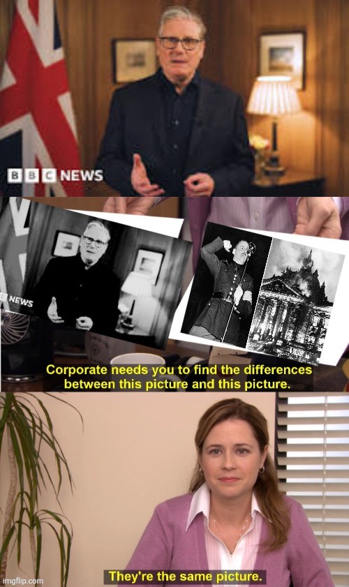 The Prime Minister Wearing His Black Shirt | image tagged in keir starmer,uk,corporate needs you to find the differences,2026 | made w/ Imgflip meme maker