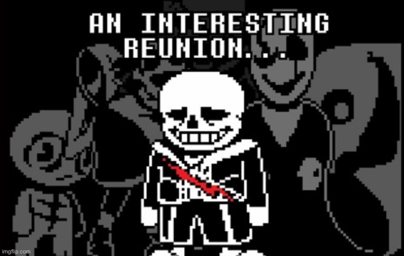 Such an interesting reunion (the guy with the donut kinda kills the mood ngl -sprout) | made w/ Imgflip meme maker