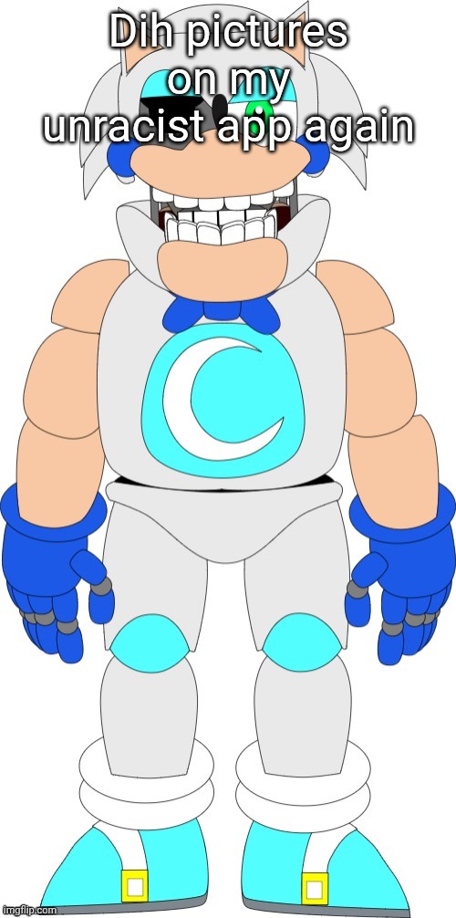 Righty Sonic | Dih pictures on my unracist app again | image tagged in righty sonic | made w/ Imgflip meme maker