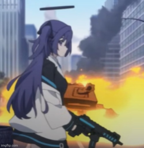 Yuuka bombastic side eye | image tagged in yuuka bombastic side eye | made w/ Imgflip meme maker