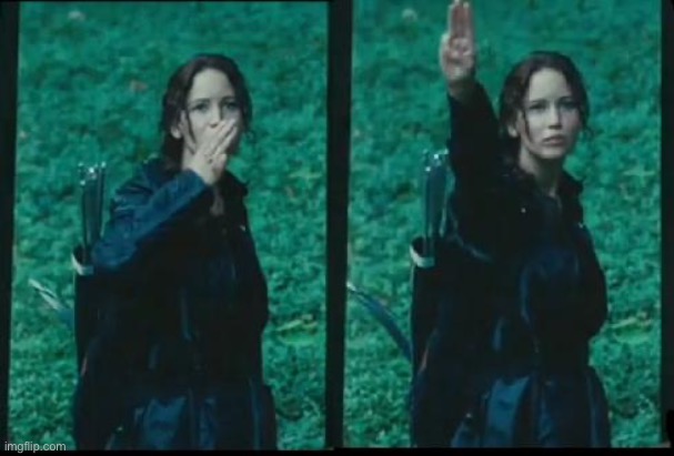 Katniss Respect | image tagged in katniss respect | made w/ Imgflip meme maker