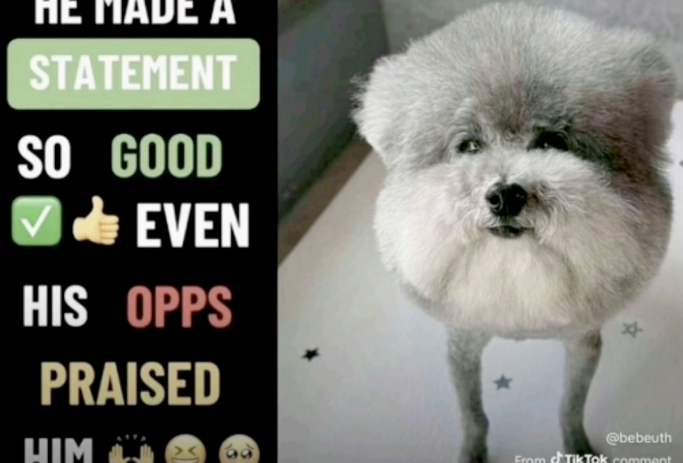 He made a statement so good even his opps praised him Blank Meme Template