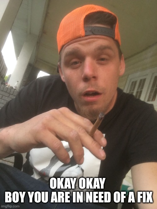 Dustin pot | OKAY OKAY 
BOY YOU ARE IN NEED OF A FIX | image tagged in dustin pot | made w/ Imgflip meme maker