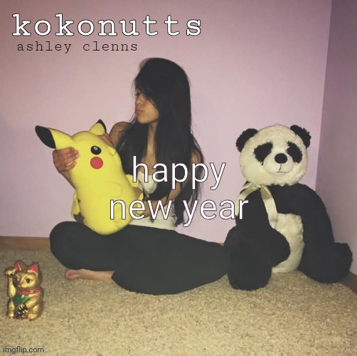 kokonutts template | happy new year | image tagged in kokonutts template | made w/ Imgflip meme maker