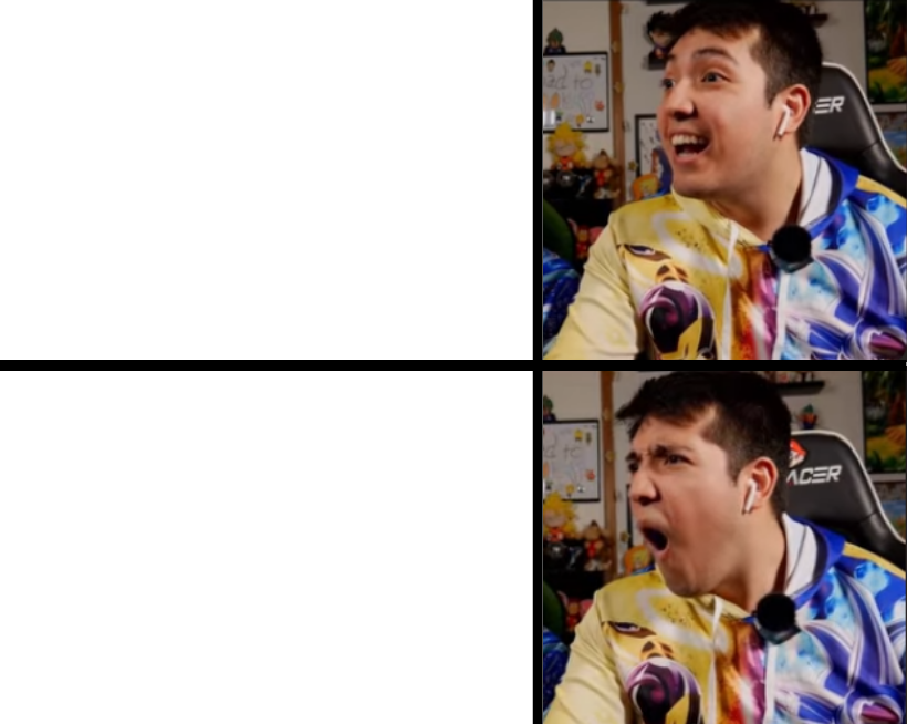 Cam reacts to a horrible take Blank Meme Template