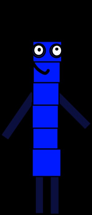 Numberblock Poorly Drawn 6 Blank Meme Template