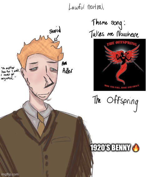 Stupid benjamin | 1920’S BENNY 🔥 | image tagged in wawa | made w/ Imgflip meme maker