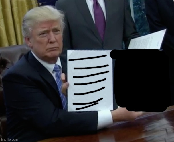trump showing the epstein files | image tagged in memes,trump bill signing | made w/ Imgflip meme maker