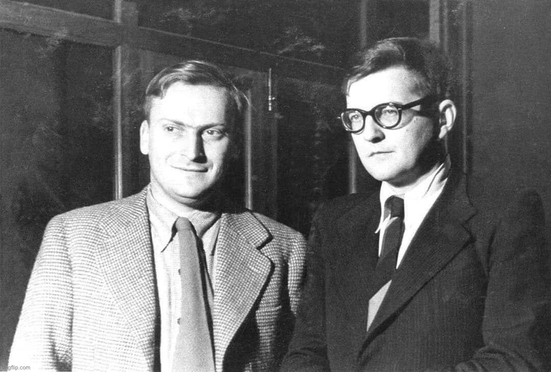 Who will be the Menuhin to my Shostakovich (translation: anyone wanna share temp) | made w/ Imgflip meme maker
