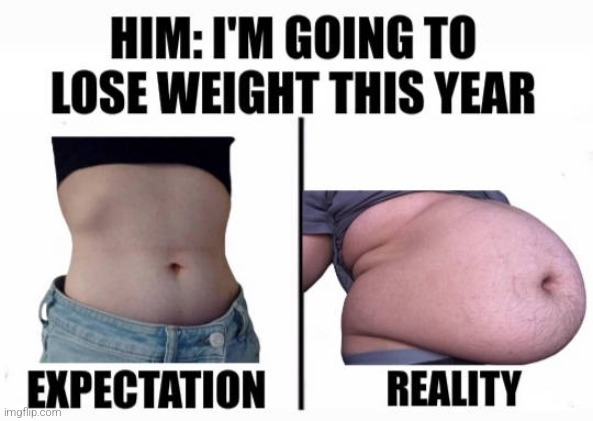 New year, same outcome | image tagged in belly,big belly,belly button,tummy,fat,femboy | made w/ Imgflip meme maker