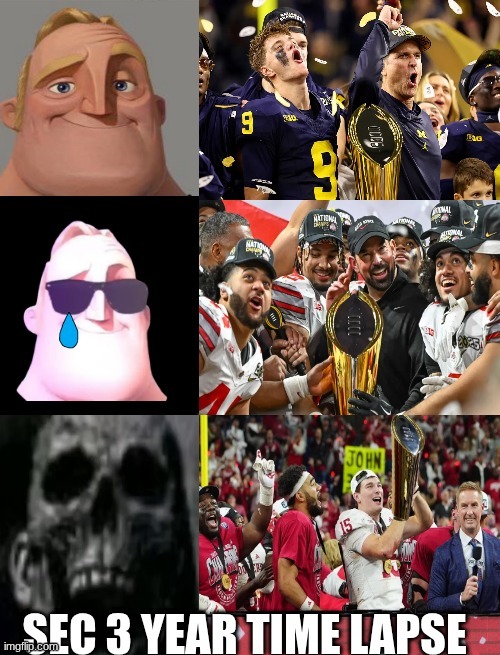Big 10 meme | image tagged in memes,big ten,college football,big 10,ohio state,indiana | made w/ Imgflip meme maker