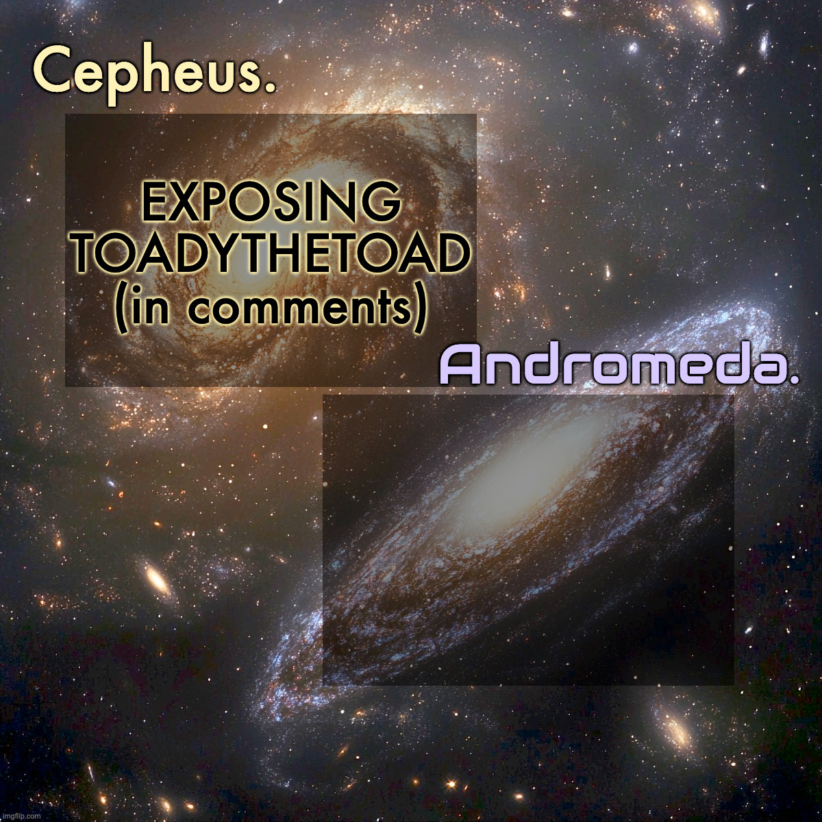 Silver and virian's shared announcement temp | EXPOSING TOADYTHETOAD (in comments) | image tagged in silver and virian's shared announcement temp | made w/ Imgflip meme maker