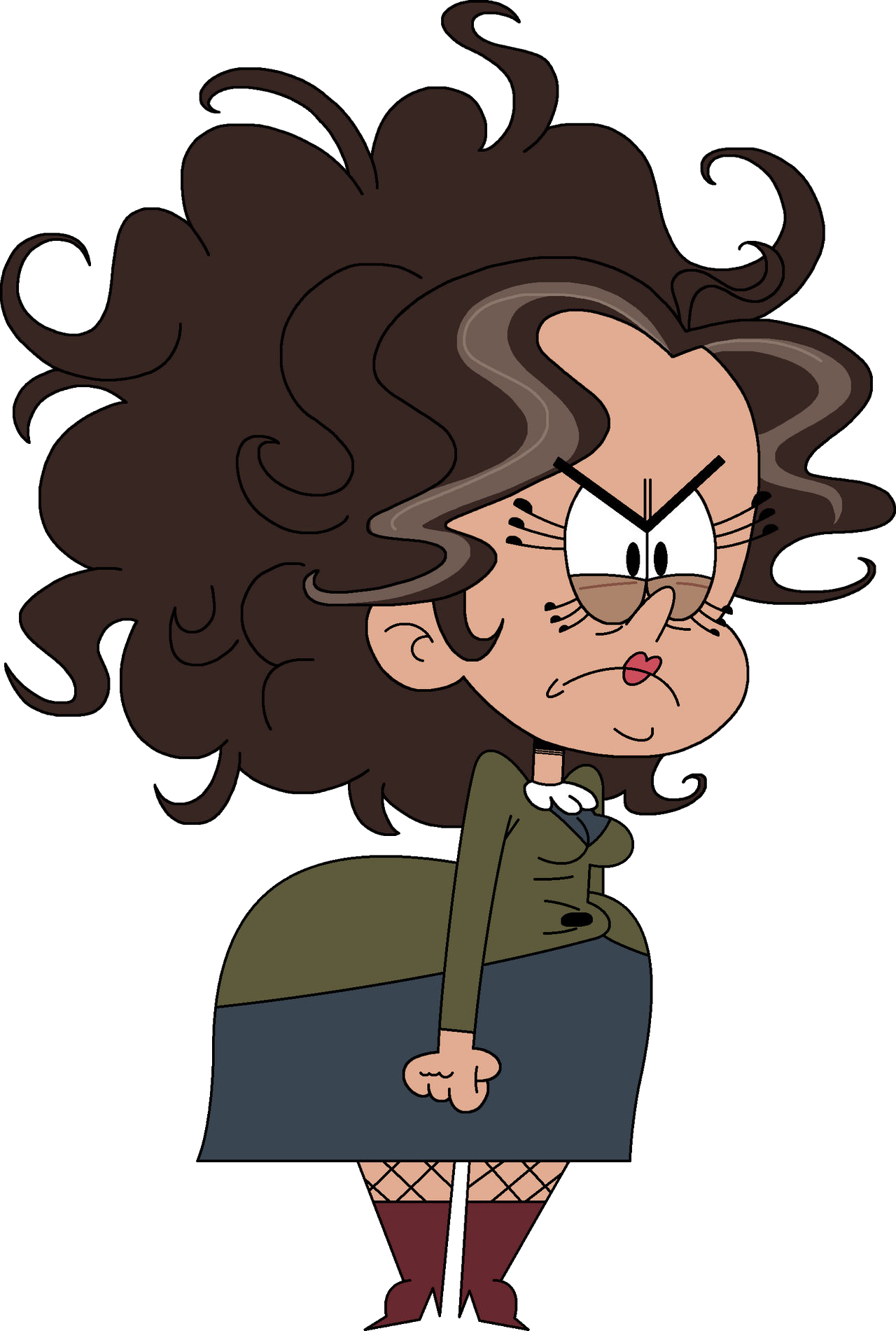 Morag in her Hairdown Blank Meme Template