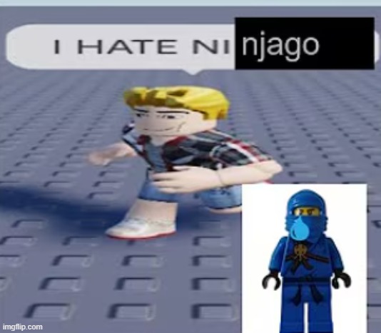 okay for some reason the word being replaced with ninjago and having jay walker crying in the corner is just funny to me | made w/ Imgflip meme maker