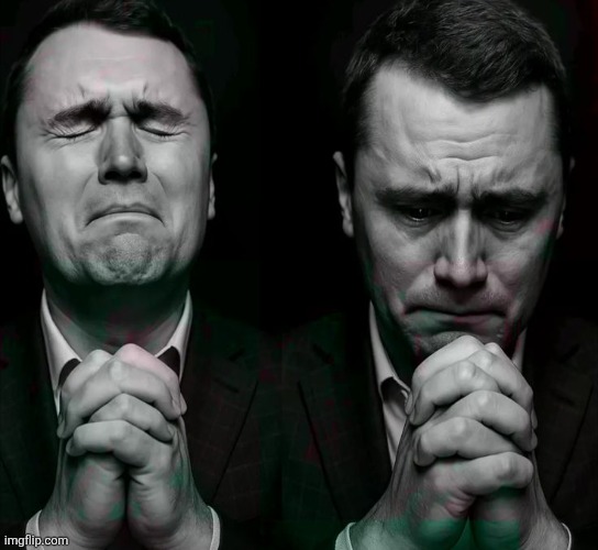 kirkified crying | image tagged in kirkified crying | made w/ Imgflip meme maker