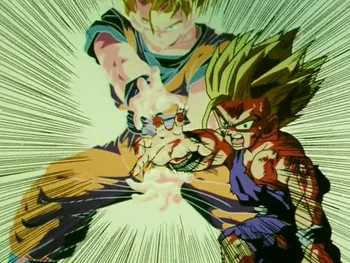 Goku and Gohan Blank Meme Template