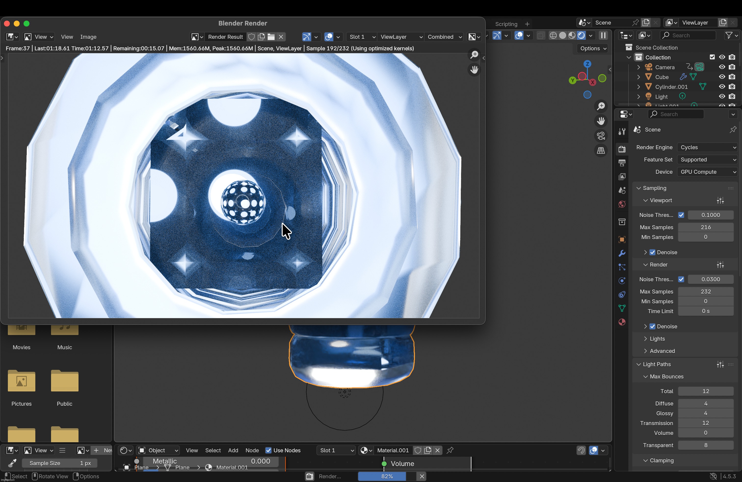 Who's tuning in for the end result? | image tagged in its gonna be a link,the compression here is insane,i will sent a yt link dw,blender,cycles,rtx | made w/ Imgflip meme maker