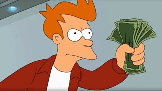 Reverse Take My Money Blank Meme Template