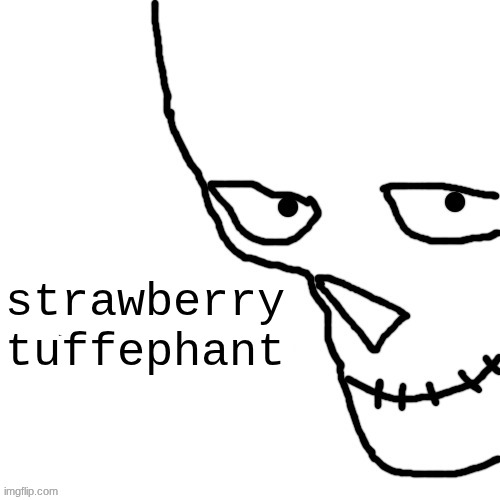 I'm losing it | strawberry tuffephant | image tagged in bar of ice | made w/ Imgflip meme maker