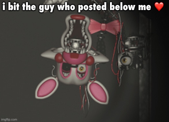 i bit the guy who posted below me (lovingly) Blank Meme Template