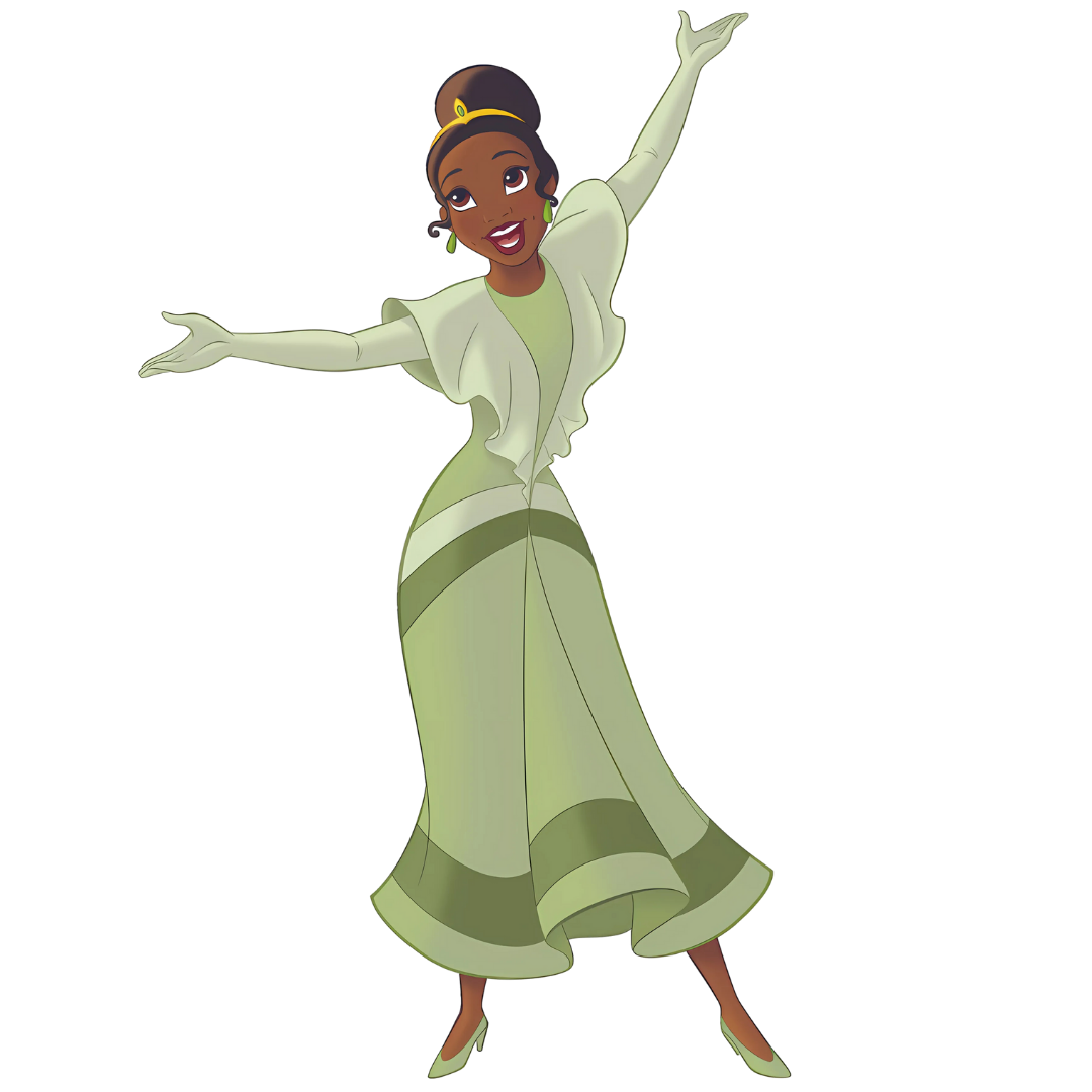 Princess tiana png Blank Meme Template