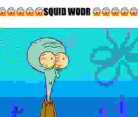 SQUID WODR Blank Meme Template