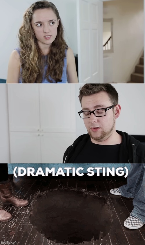 Down the hole | image tagged in tomska,hole,skit | made w/ Imgflip meme maker