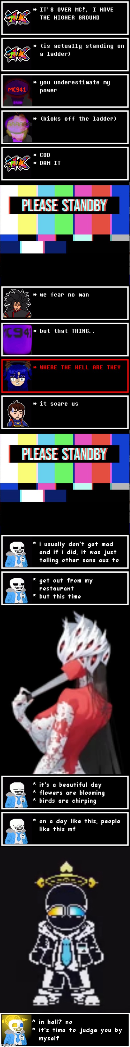 Daily life series, Volume 9, Ep 7 | image tagged in please stand by,blue archive,understream | made w/ Imgflip meme maker