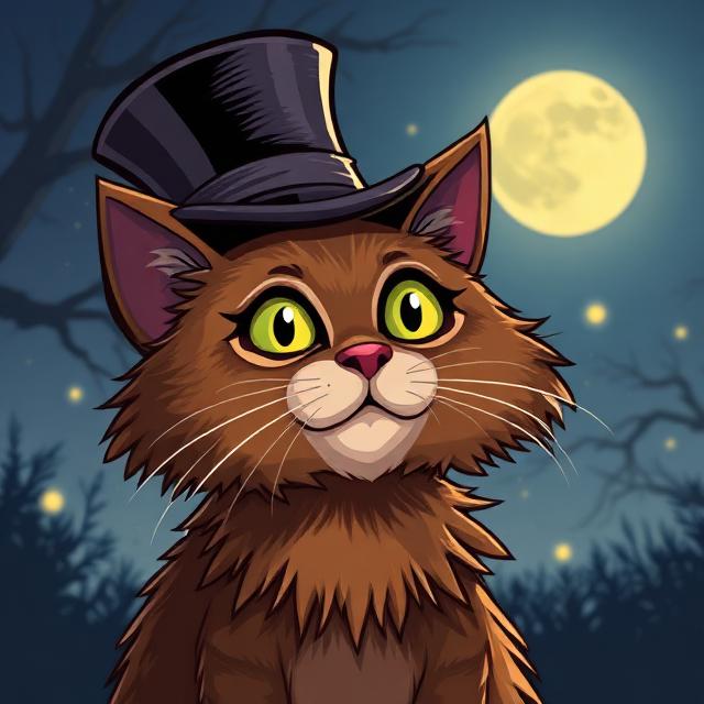 Tophat cat Blank Meme Template