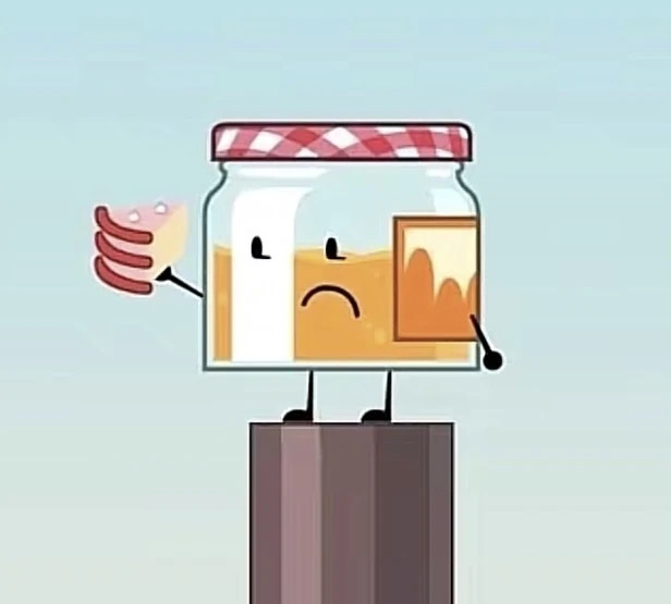 Jammy BFDIE holding cake! Blank Meme Template