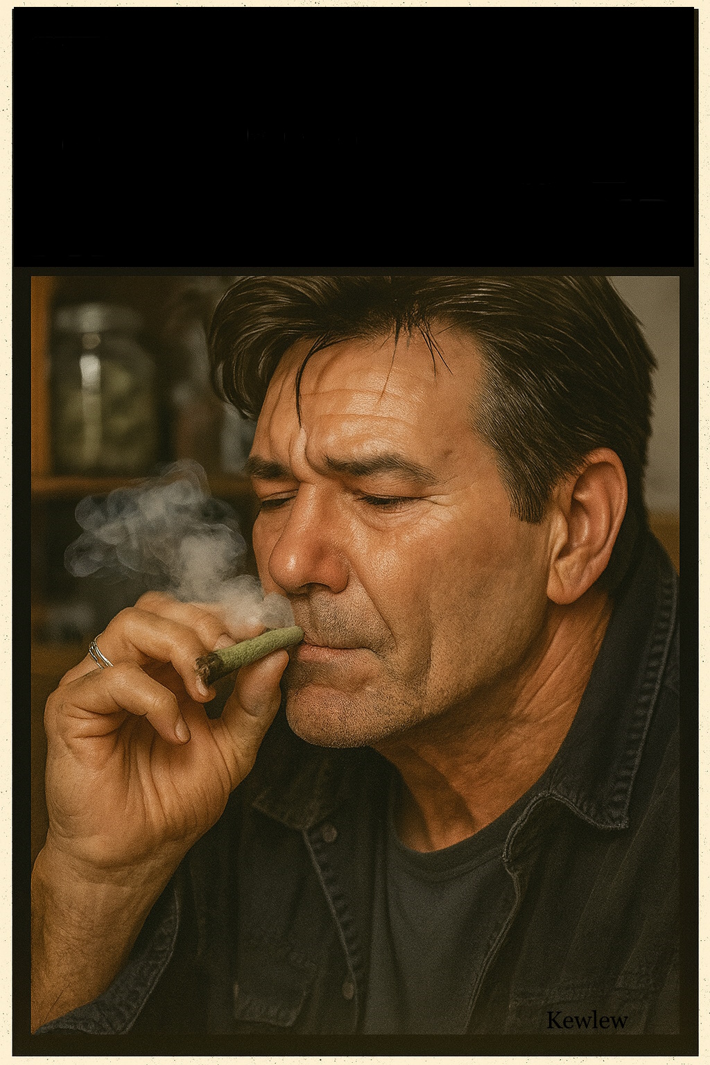 lou smoking Blank Meme Template