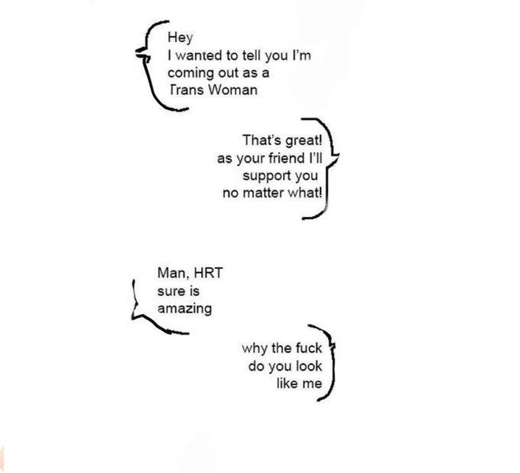 HRT is amazing Blank Meme Template