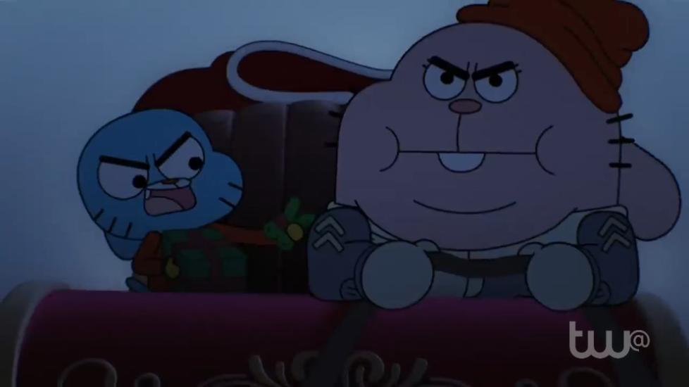 Amazing World of Gumball Christmas on TW@ [2025] Blank Meme Template