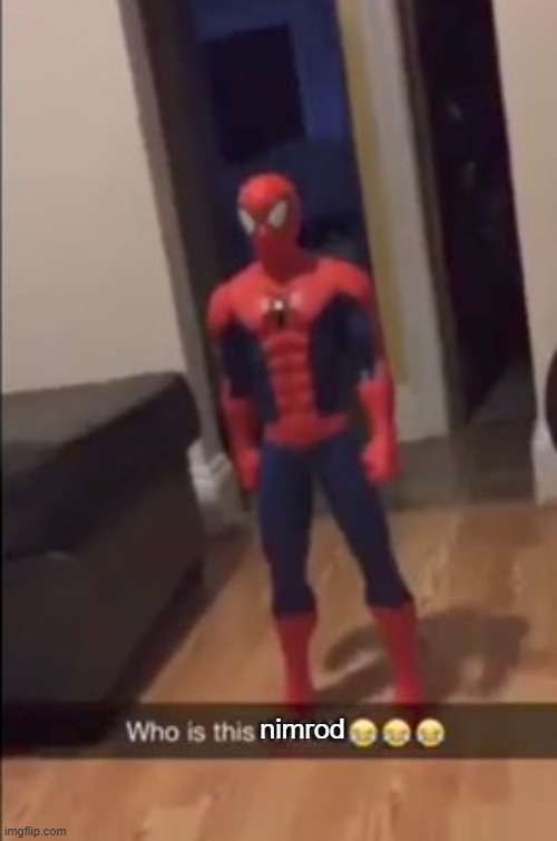 nimrod | image tagged in who is this nikka | made w/ Imgflip meme maker