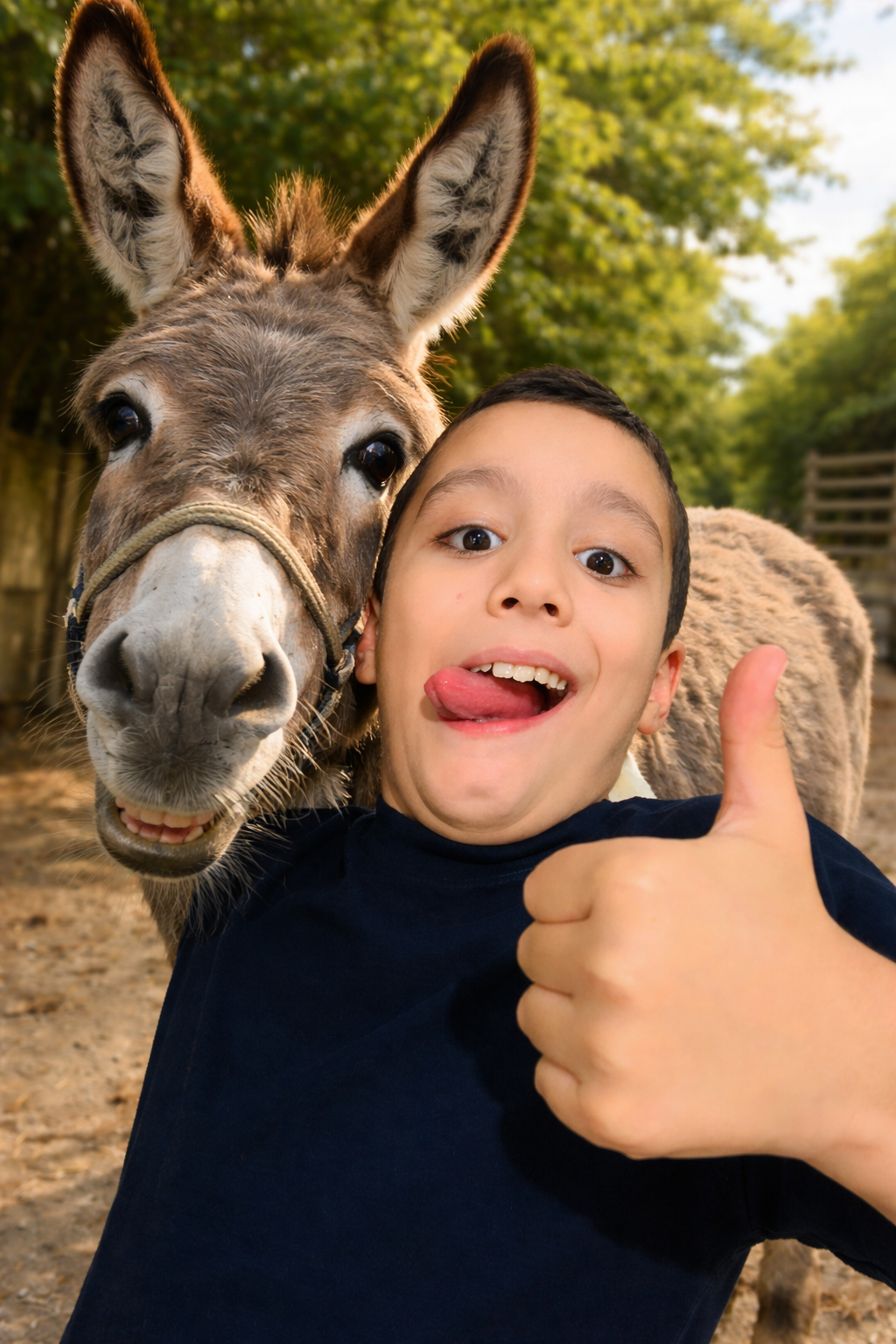 Hajmeta next to donkey Blank Meme Template