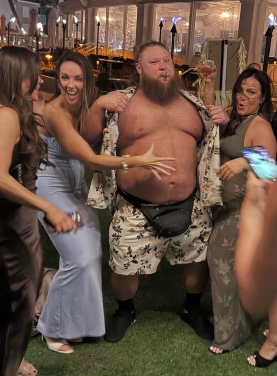 Otis wwe party Blank Meme Template